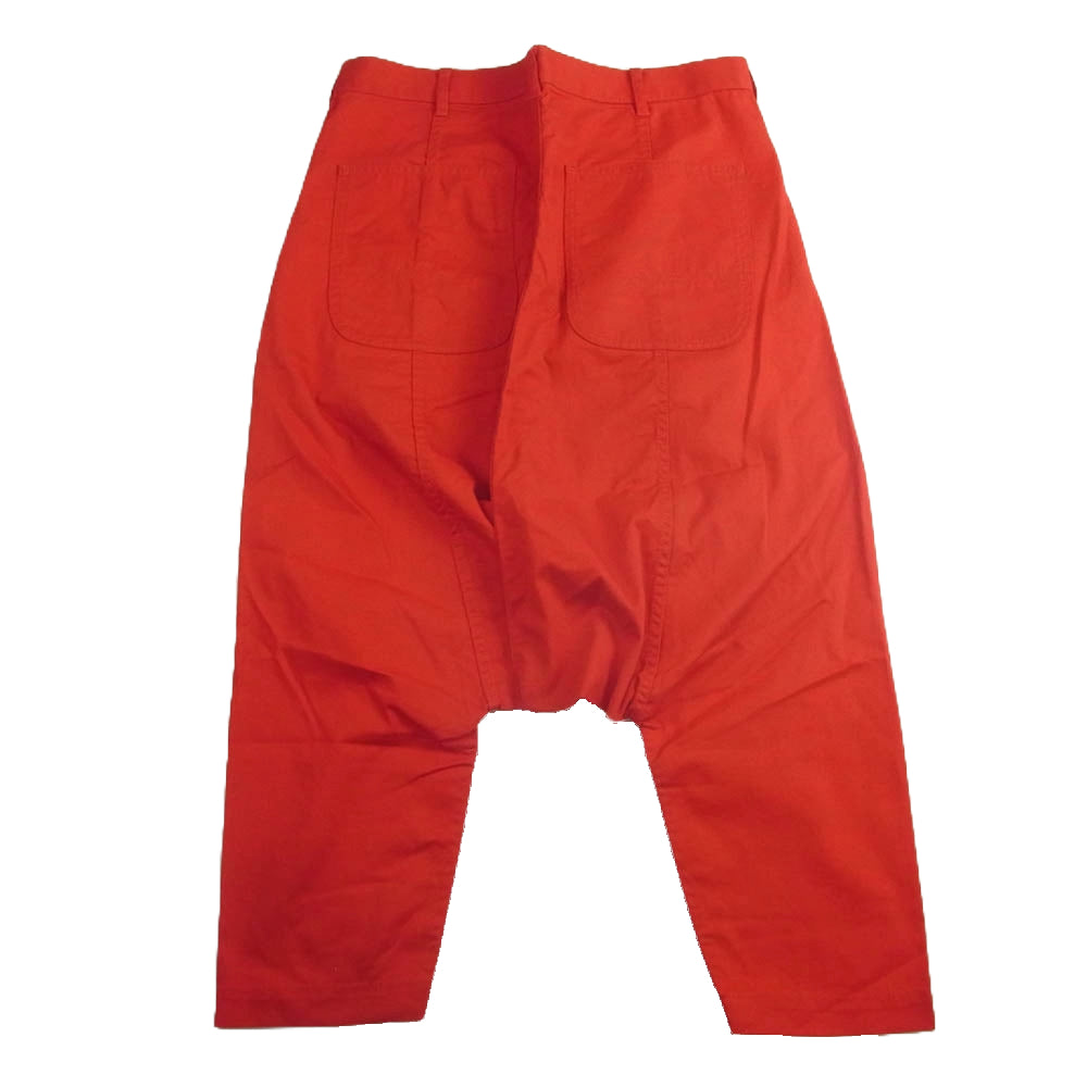 COMME des GARCONS コムデギャルソン AD2010 OF-P001 コットン サルエルパンツ レッド レッド系 S【中古】