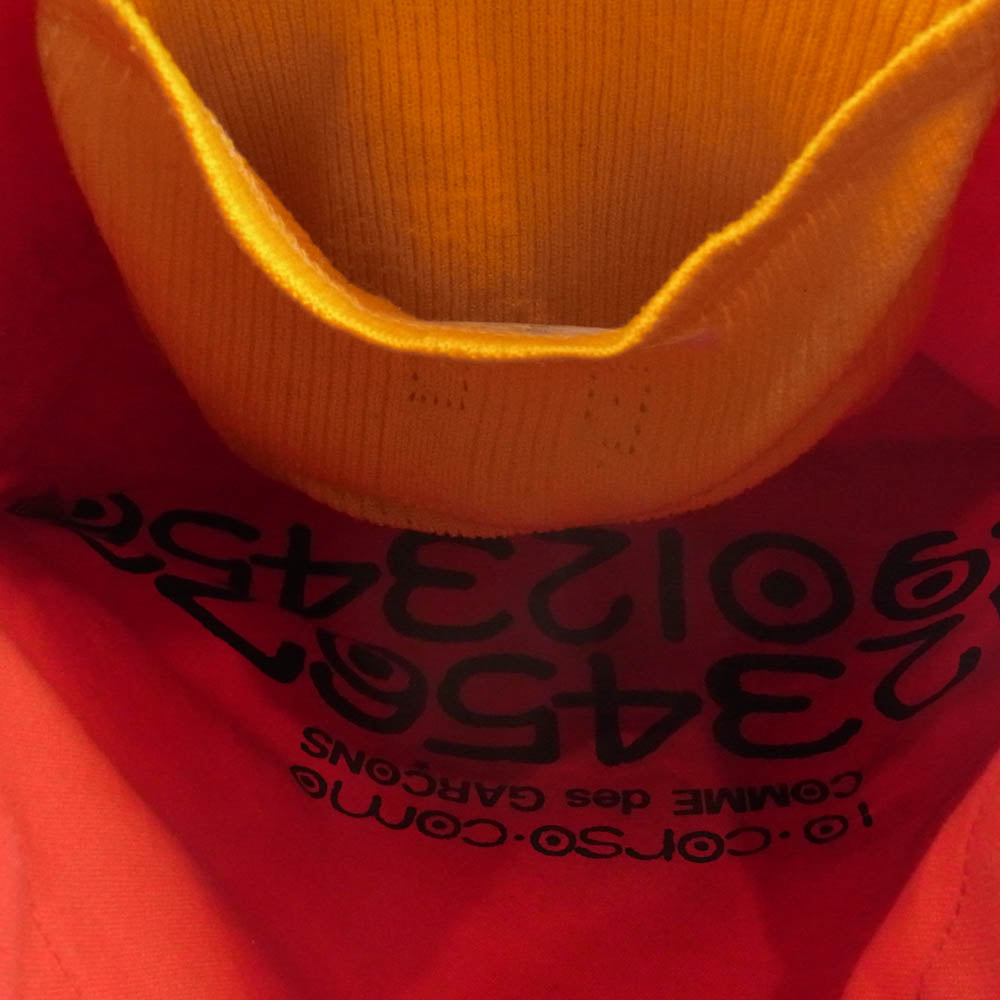 COMME des GARCONS コムデギャルソン × 10 CORSO COMO コルソコモ キャンバス地 トート バッグ レッド系【中古】