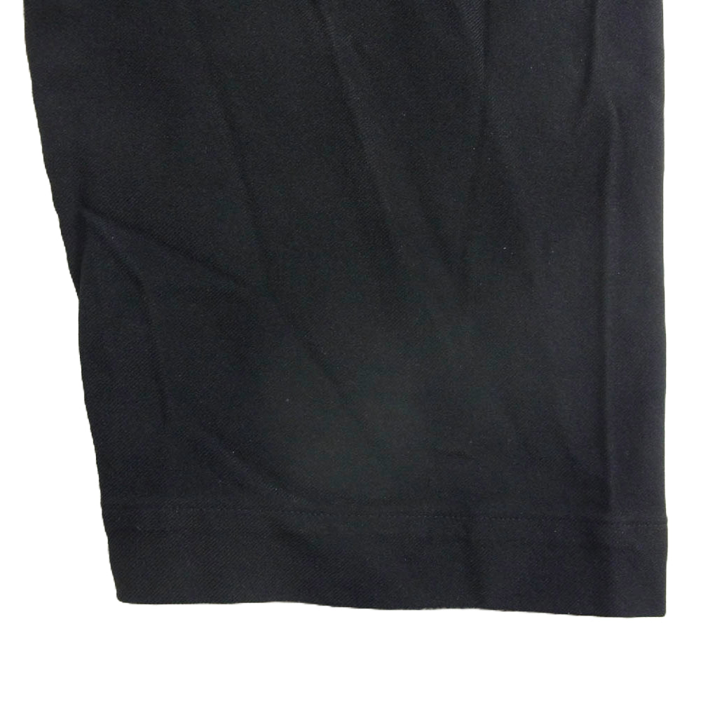 BLACK COMME des GARCONS ブラックコムデギャルソン AD2009 1C-P203 ポリ縮 エステル製品加工 サルエル パンツ ブラック系 S【中古】