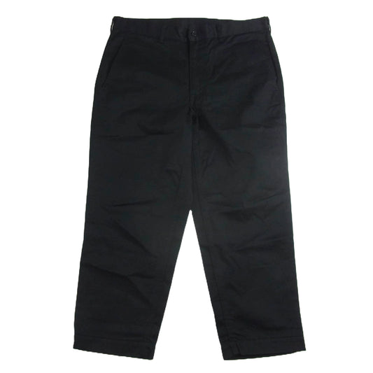 COMME des GARCONS HOMME PLUS コムデギャルソンオムプリュス AD2009 PE-P032 綿クロップド ジップフライ ストレートパンツ ダークネイビー系 M【中古】