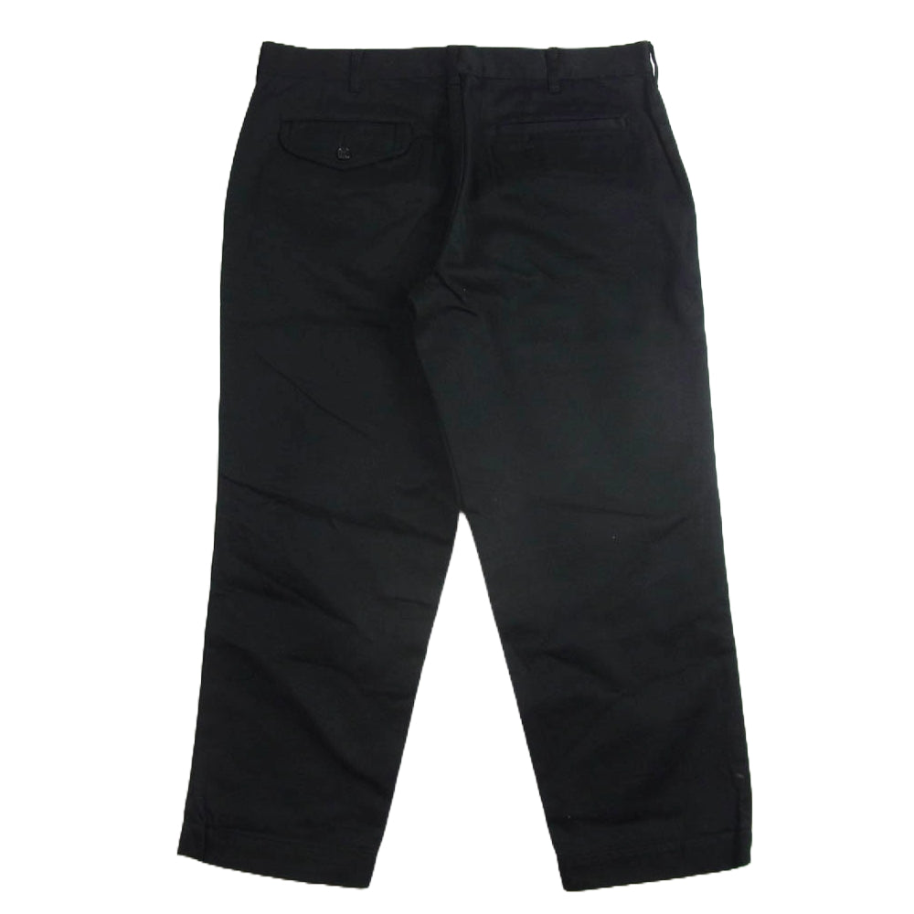 COMME des GARCONS HOMME PLUS コムデギャルソンオムプリュス AD2009 PE-P032 綿クロップド ジップフライ ストレートパンツ ダークネイビー系 M【中古】