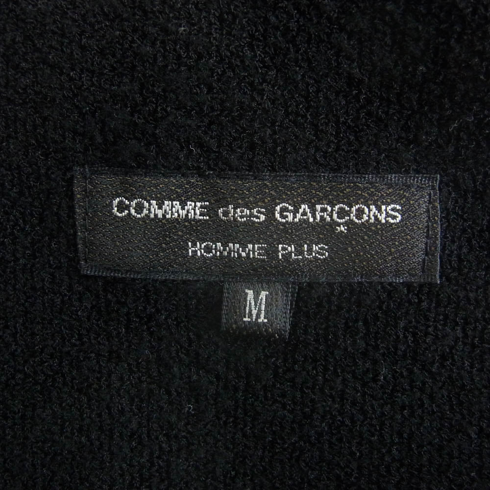 COMME des GARCONS HOMME PLUS コムデギャルソンオムプリュス 13SS AD2013 PK-T039 Poor King プーアキング アートパッチ サイドライン ジャージ素材 スウェット ショーツ ハーフパンツ ブラック系 M【中古】