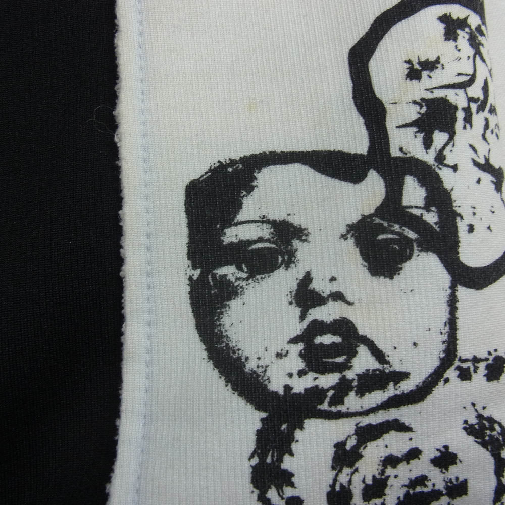 COMME des GARCONS HOMME PLUS コムデギャルソンオムプリュス 13SS AD2013 PK-T039 Poor King プーアキング アートパッチ サイドライン ジャージ素材 スウェット ショーツ ハーフパンツ ブラック系 M【中古】