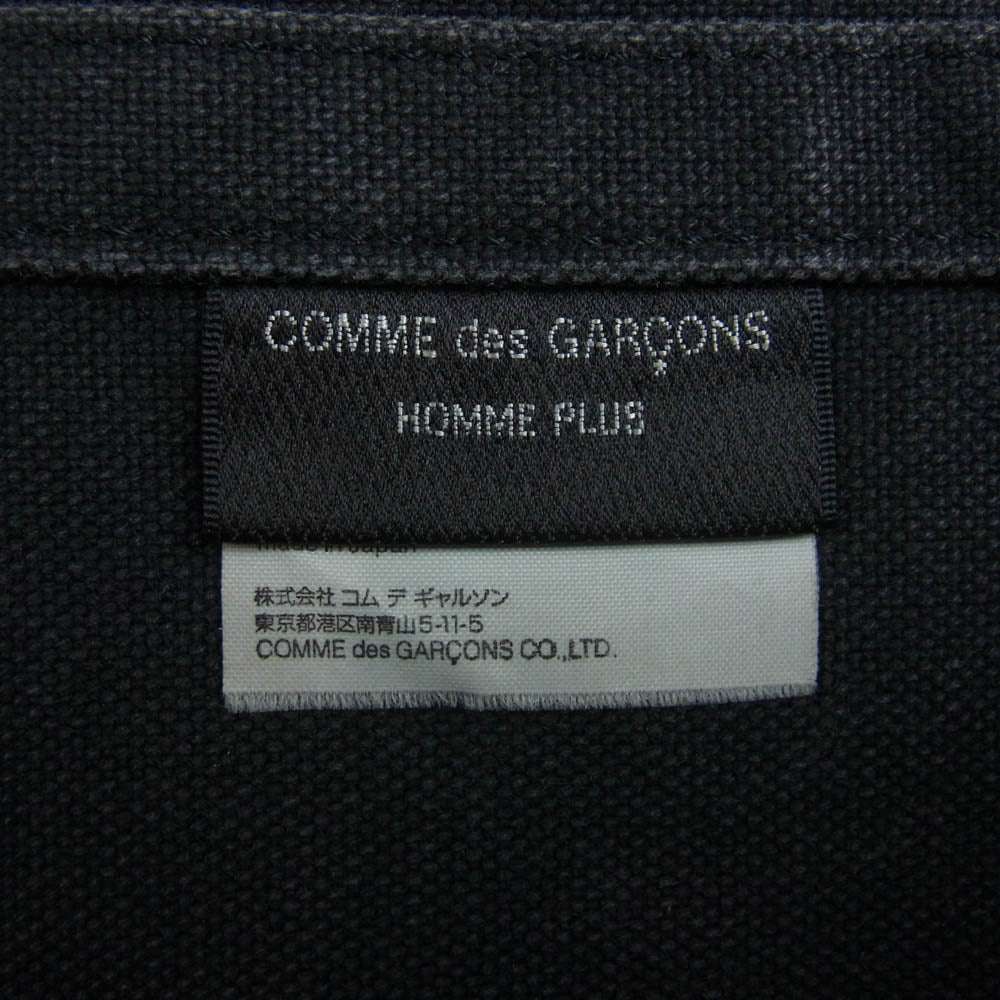 COMME des GARCONS HOMME PLUS コムデギャルソンオムプリュス PSK202 キャンバス地 ショルダー バッグ カーキ系【中古】