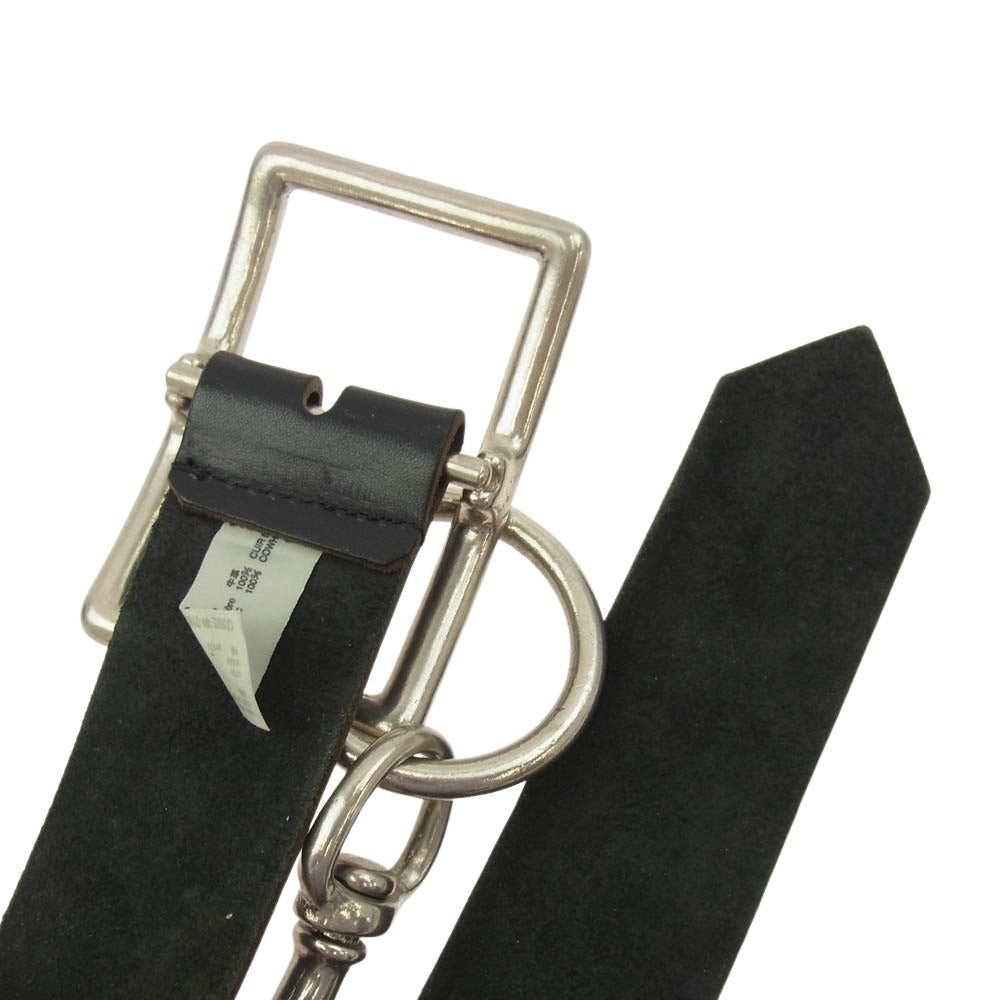 COMME des GARCONS HOMME PLUS コムデギャルソンオムプリュス 06AW PR-K305 BUD BOY期 バッドボーイ期 チェーン レザー ベルト ブラック系 S【中古】