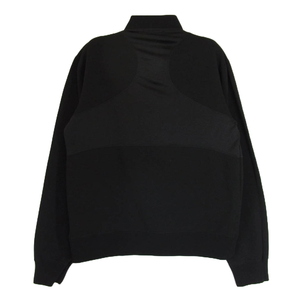 COMME des GARCONS HOMME PLUS コムデギャルソンオムプリュス PC-T201 EVER GREEN エヴァーグリーン Time For Magic期 AD2008  ポリ縮 エステル製品加工 切替 トラックジャケット ジャージ ブラック系 M【中古】