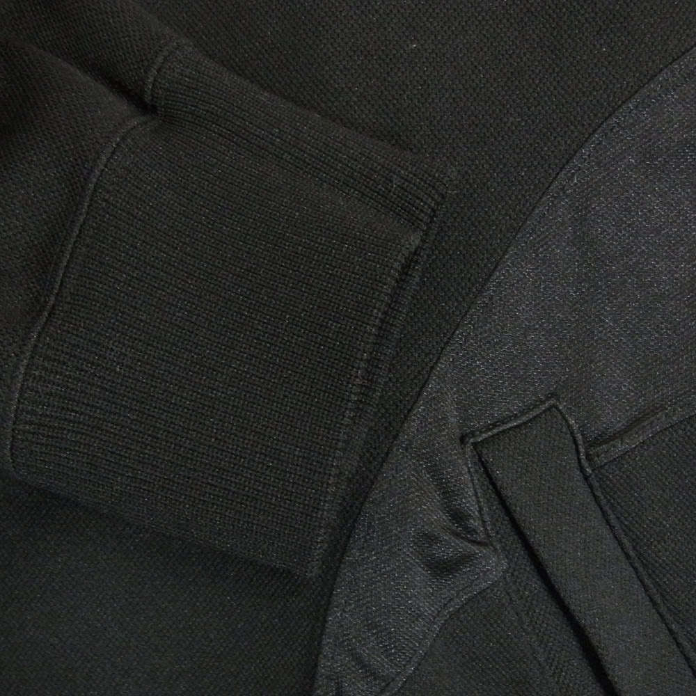 COMME des GARCONS HOMME PLUS コムデギャルソンオムプリュス PC-T201 EVER GREEN エヴァーグリーン Time For Magic期 AD2008  ポリ縮 エステル製品加工 切替 トラックジャケット ジャージ ブラック系 M【中古】