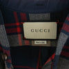 GUCCI グッチ 495091 チェック柄 ウール シャツ ジャケット コート ※襟欠品 マルチカラー系 48【中古】