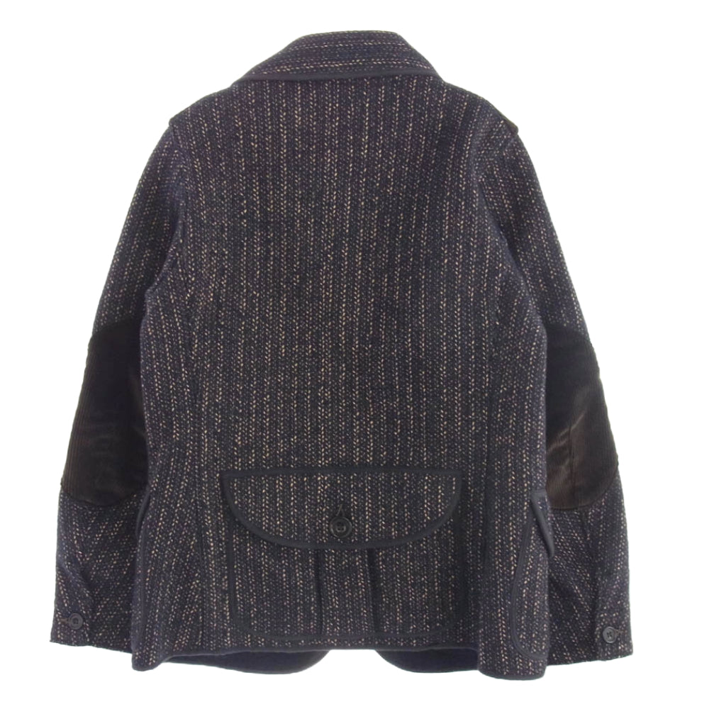 FREEWHEELERS フリーホイーラーズ GREAT LAKES GMT MFG CO WOODSMAN COAT COLUMBIA グレイトレイクス ビーチクロス コート コロンビア ネイビー系 36【中古】