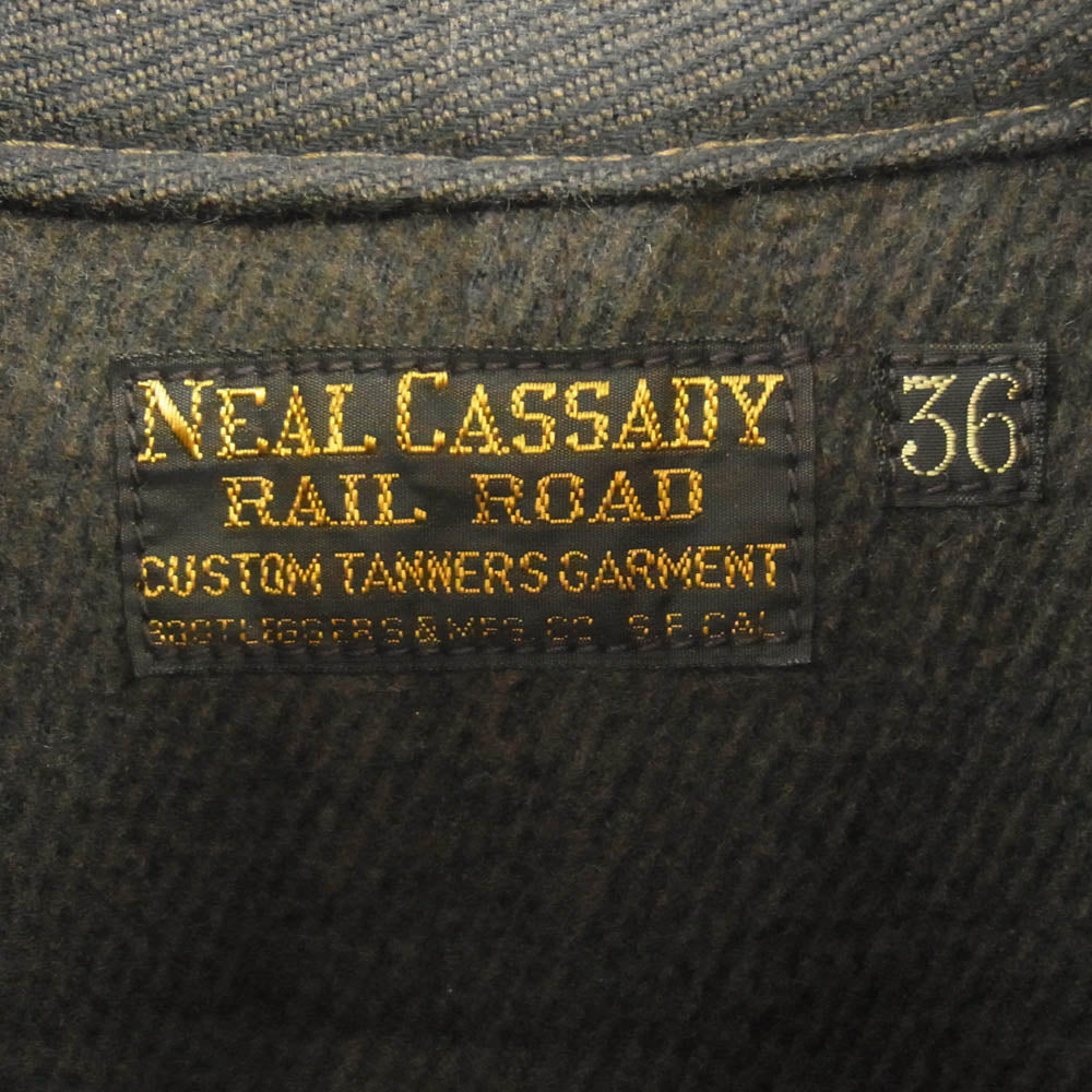 FREEWHEELERS フリーホイーラーズ BRAKE MAN COAT ホースハイド ブレーキマン ワーク コート ブラウン系 36【美品】【中古】