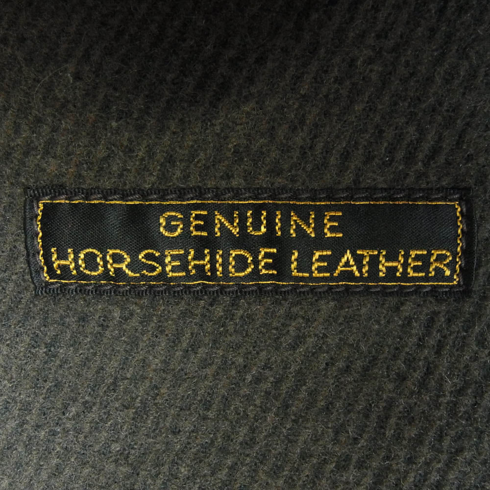 FREEWHEELERS フリーホイーラーズ BRAKE MAN COAT ホースハイド ブレーキマン ワーク コート ブラウン系 36【美品】【中古】