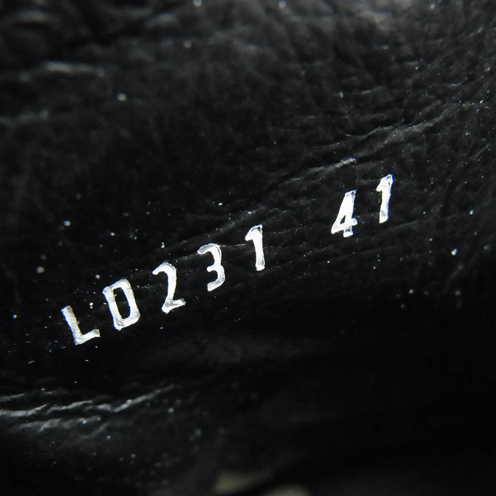 EDIFICE エディフィス 23-093-310-0099-3-0 レザー ブーツ ブラック系 41【美品】【中古】