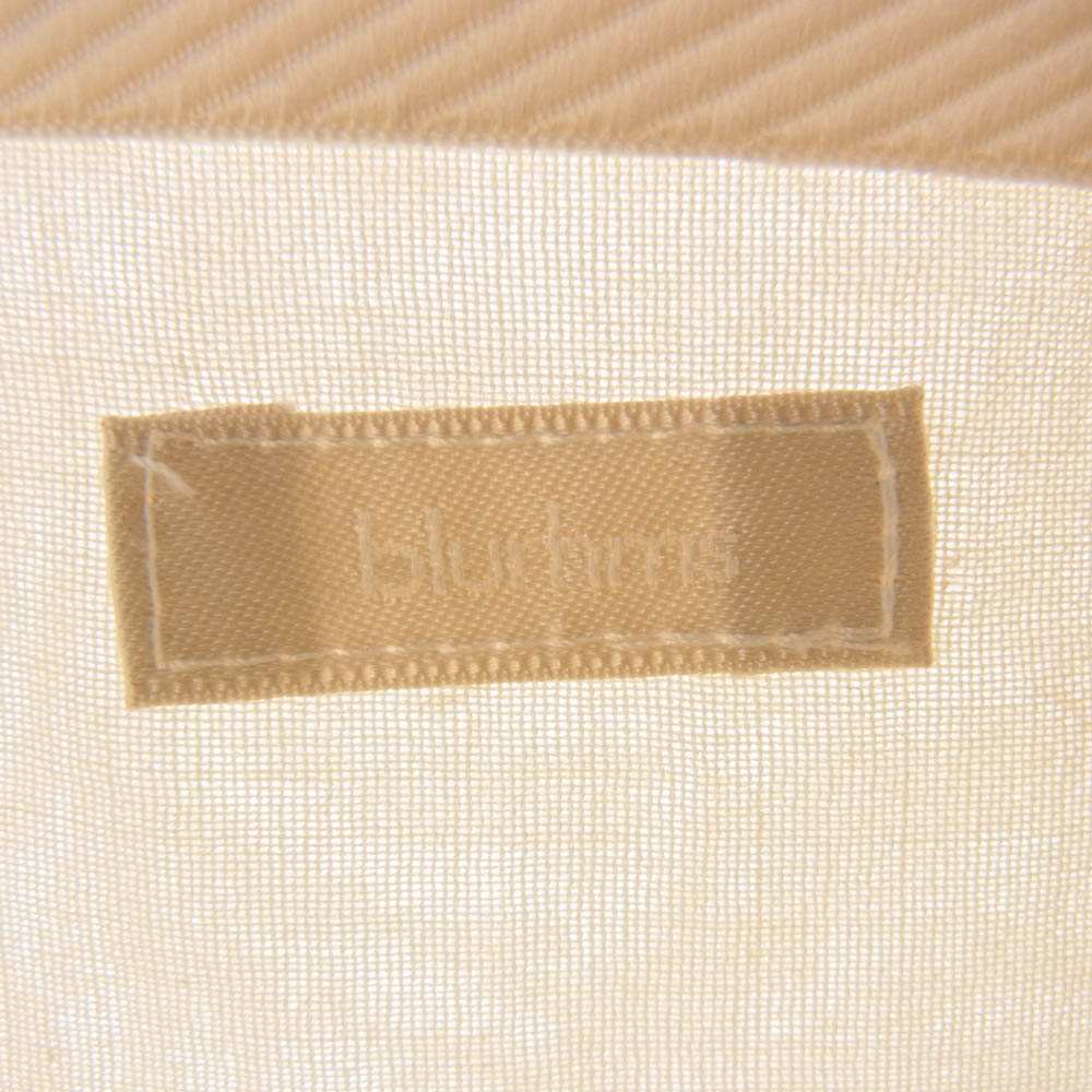 blurhms ブラームス BHS22S001LE コットン 長袖 シャツ オフホワイト系 2【中古】