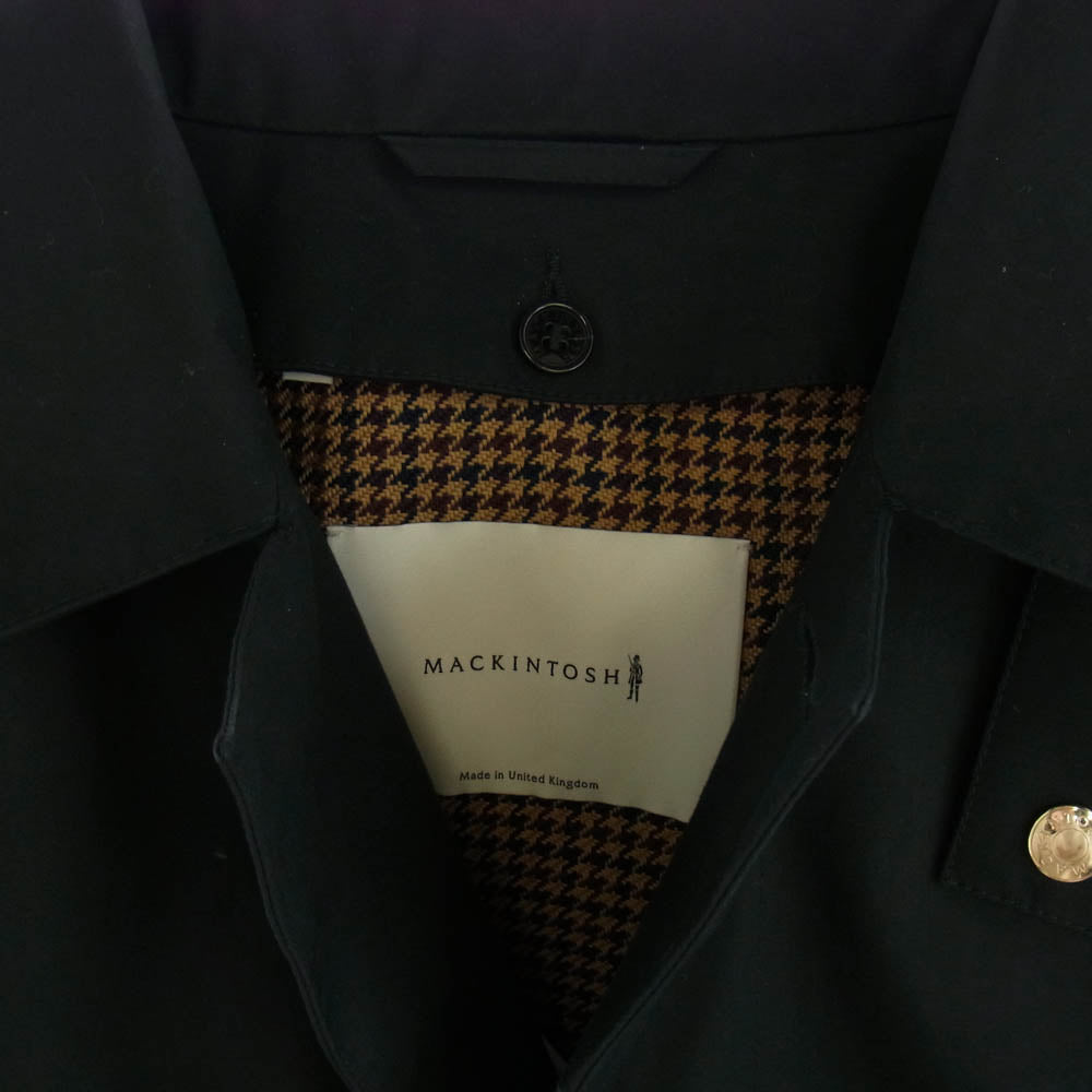 Mackintosh マッキントッシュ MIDJ-3H-ADB GTS BLACKRIDGE EX ライナー付き ステンカラーコート ネイビー系 38【中古】