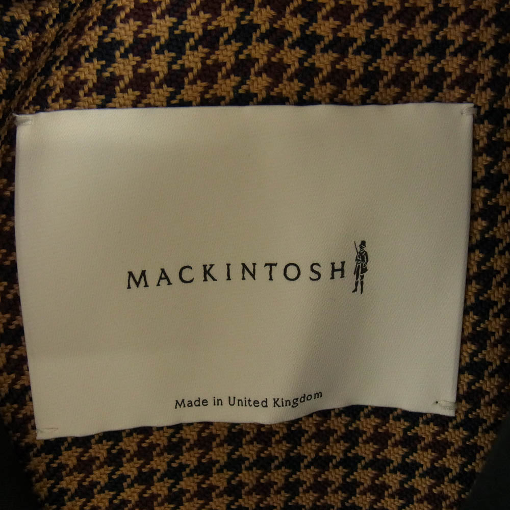 Mackintosh マッキントッシュ MIDJ-3H-ADB GTS BLACKRIDGE EX ライナー付き ステンカラーコート ネイビー系 38【中古】