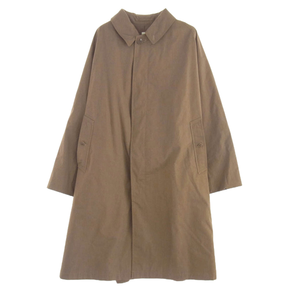 エルイー T/C 無双仕立て Balcollar coat バルカラー コート ベージュ系 ブラウン系 2【中古】