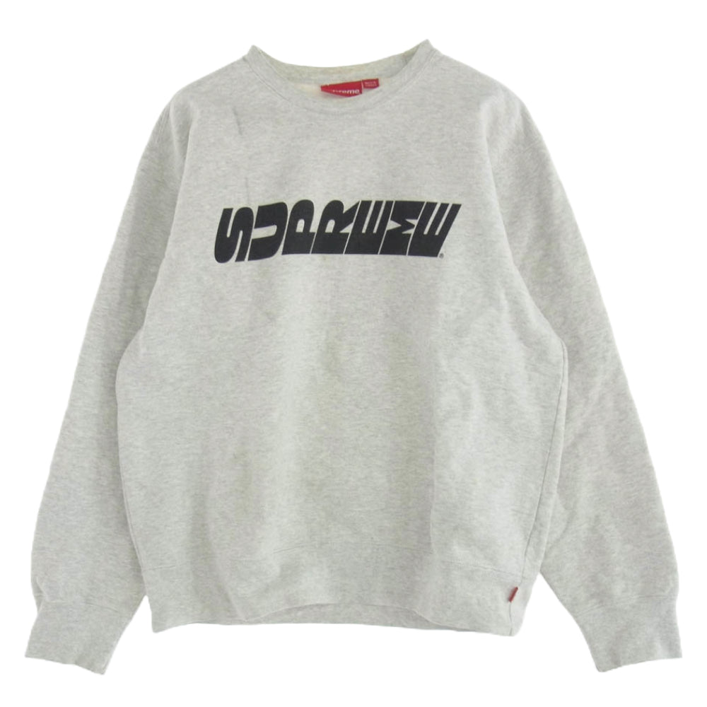 Supreme シュプリーム 19AW breed crewneck ブリード クルーネック スウェット グレー系 L【中古】