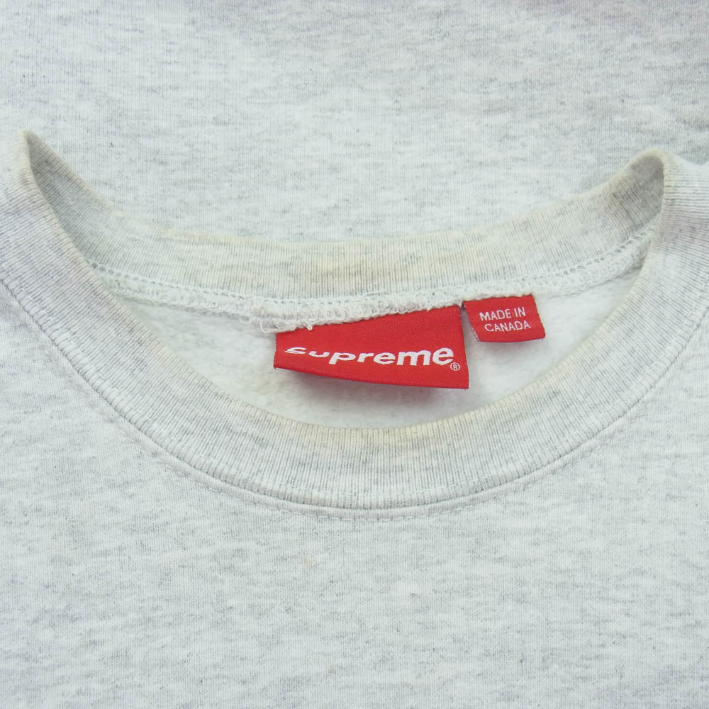 Supreme シュプリーム 19AW breed crewneck ブリード クルーネック スウェット グレー系 L【中古】