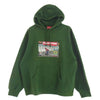 Supreme シュプリーム 21AW Thrasher Hooded Sweatshirt スラッシャー スウェット パーカー グリーン系 L【中古】