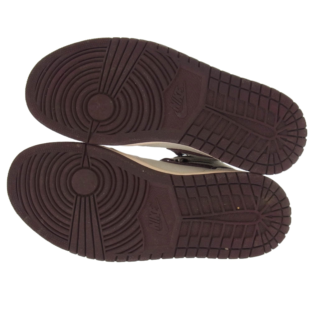 NIKE ナイキ DO7097-100 A Ma Maniere アママニエール Air Jordan 1 Retro High OG エアジョーダン1 レトロ ハイ オフホワイト系 エンジ系 24.5cm【中古】