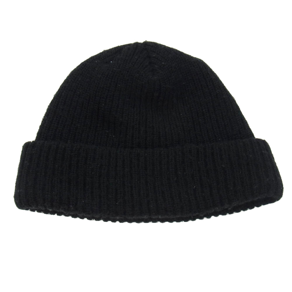 Supreme シュプリーム 16AW Loose Gauge Beanie ロゴ刺繍 ルーズゲージ ビーニー ニット キャップ ブラック系【中古】