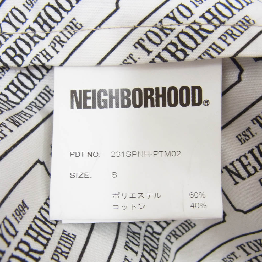 NEIGHBORHOOD ネイバーフッド 23SS 231SPNH-PTM02 23SS WP SLIM PANTS スリム ワークパンツ ブラウン系 S【中古】