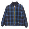 NEIGHBORHOOD ネイバーフッド 22AW 222UTNH-JKM01 22AW BUFFALO CHECK JK.WN バッファローチェック ウール ジップ ジャケット ブラック系 ブルー系 S【中古】
