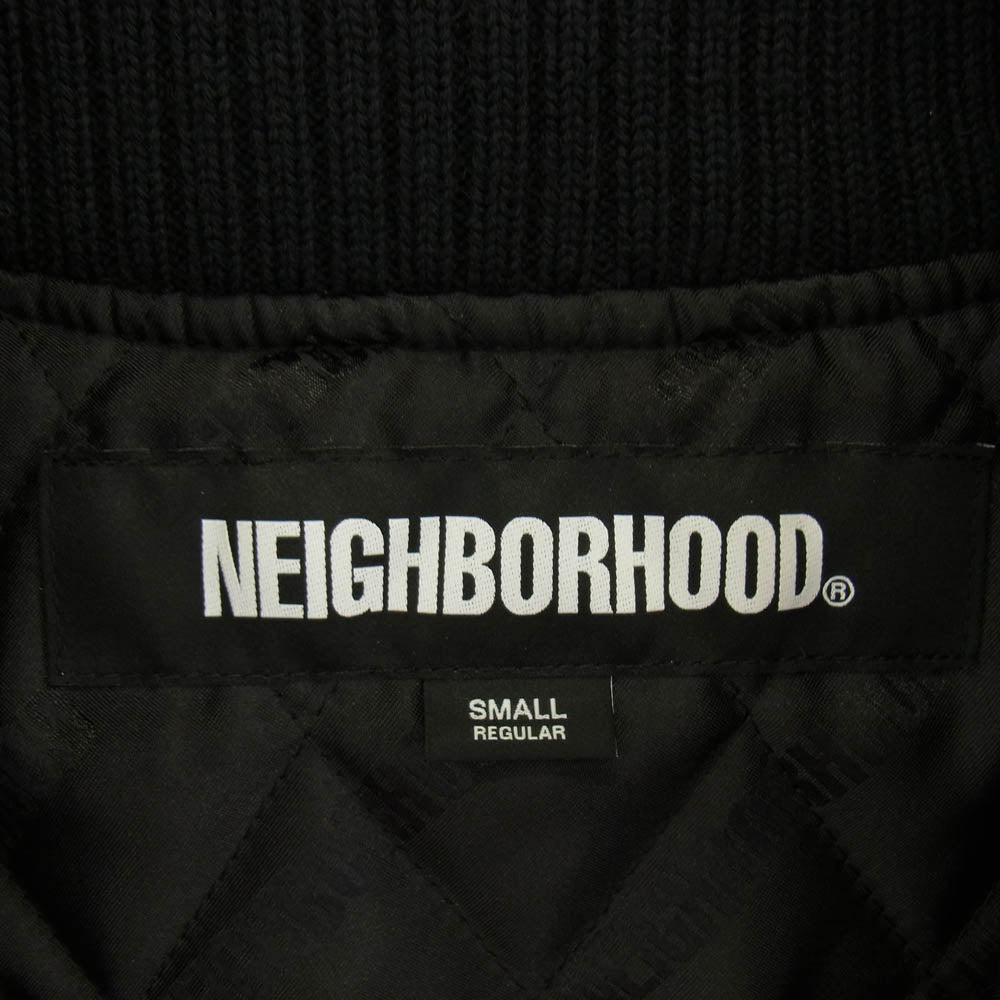 NEIGHBORHOOD ネイバーフッド 22AW 222UTNH-JKM01 22AW BUFFALO CHECK JK.WN バッファローチェック ウール ジップ ジャケット ブラック系 ブルー系 S【中古】