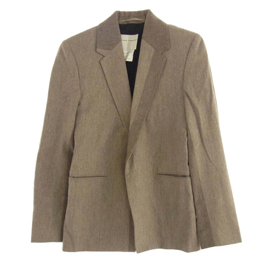 STEPHAN SCHNEIDER ステファンシュナイダー 467-140 HL 1B 比翼 テーラード ジャケット ベージュ系 ブラウン系 4【中古】