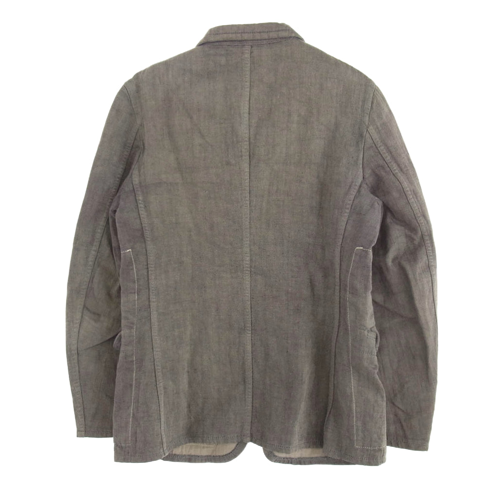 COMME des GARCONS HOMME PLUS コムデギャルソンオムプリュス AD2003 PM-J070 加工 3B ジャケット ブラウンインディゴ系 S【中古】