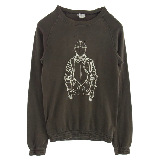 NUMBER(N)INE ナンバーナイン TIME期 ジオ 甲冑 デストロイ スウェット チャコール系 グレー系 2【中古】