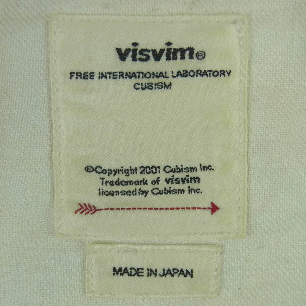 VISVIM ビズビム 19SS 0119105008017 19SS PASTORAL SHORTS コットンキャンバス パストラル ショーツ ハーフ ショート パンツ カーキ系 カーキベージュ系 1【中古】