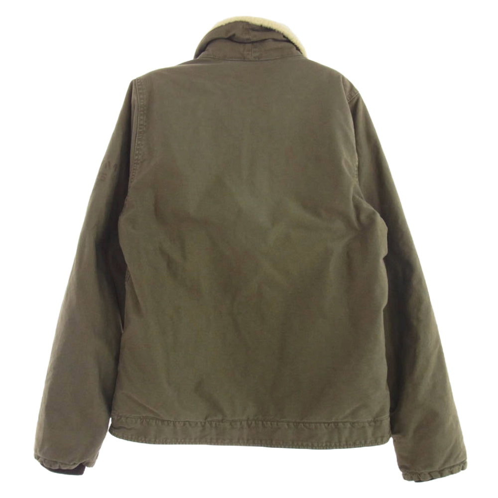 VISVIM ビズビム 15SS 0115405013005 WINDSTOPPER DECKHAND JACKET ウィンドストッパー デッキ ミリタリー ジャケット カーキ系 1【中古】