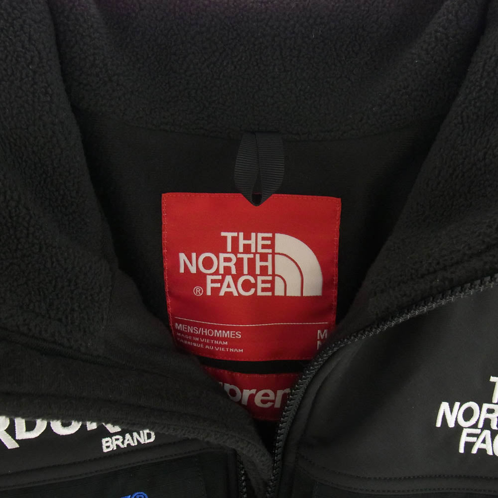 Supreme シュプリーム 18AW × The North Face ノースフェイス Expedition Fleece Jacket エクスペディション フリース ジャケット ブラック系 M【中古】