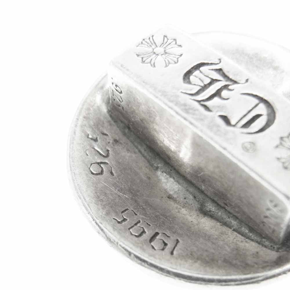 CHROME HEARTS クロムハーツ（原本無） HAIRBAND クロスボールコンチョ ヘアゴム シルバー系【中古】