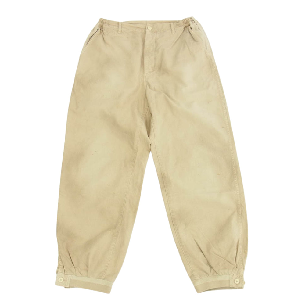 VISVIM ビズビム 24SS 0124105008009 CARROL CHINO PANTS DMGD チノ 裾リブ レーシングパンツ ベージュ系 2【中古】