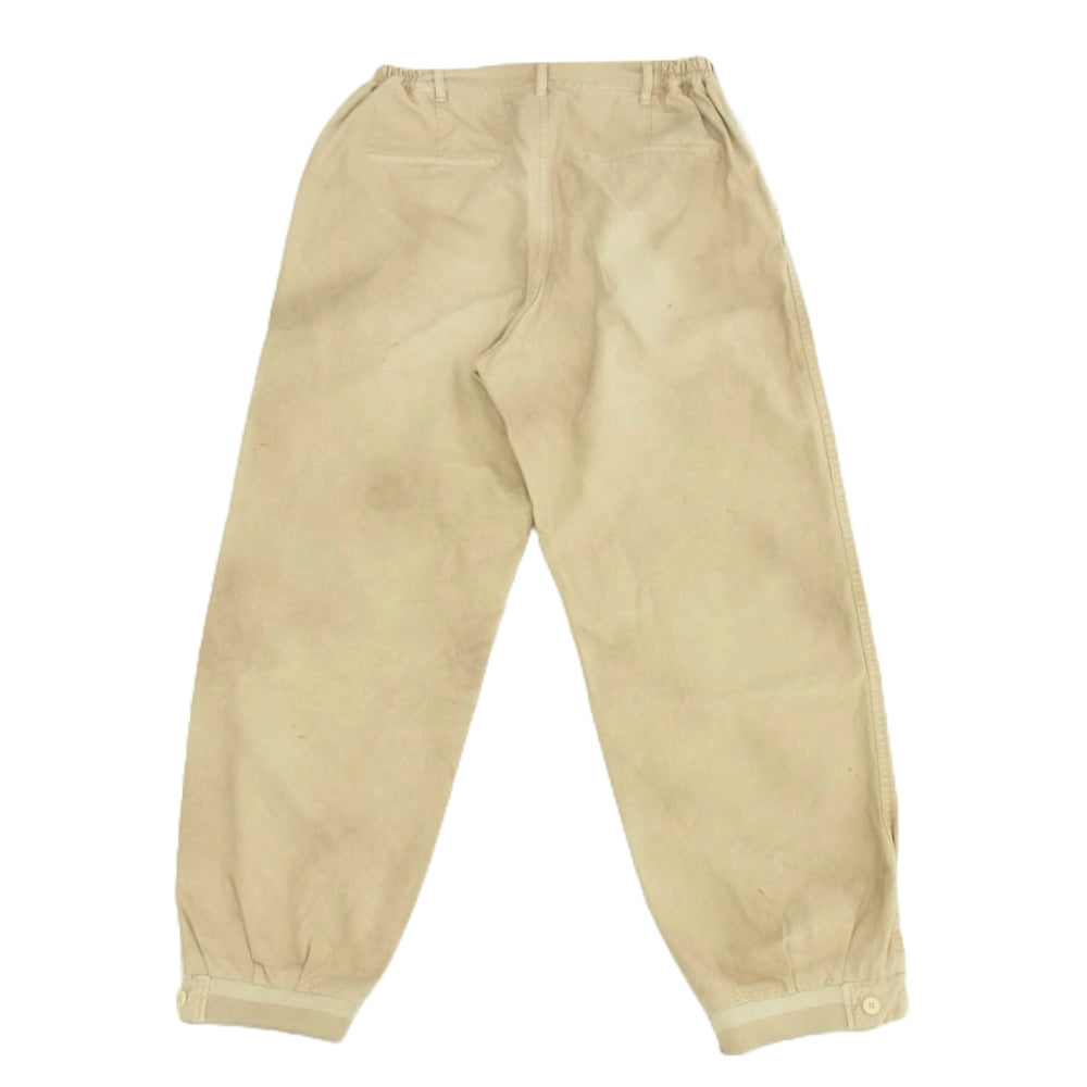 VISVIM ビズビム 24SS 0124105008009 CARROL CHINO PANTS DMGD チノ 裾リブ レーシングパンツ ベージュ系 2【中古】
