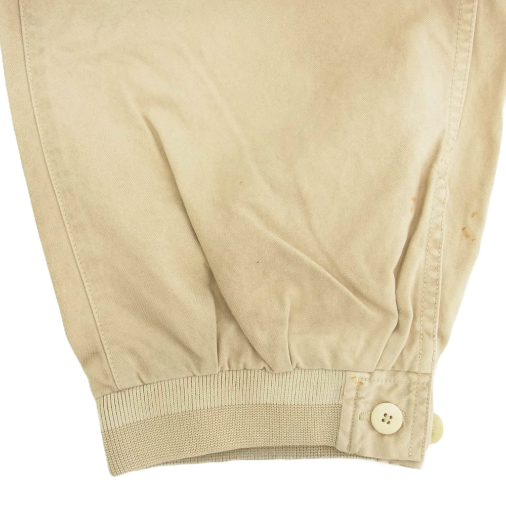 VISVIM ビズビム 24SS 0124105008009 CARROL CHINO PANTS DMGD チノ 裾リブ レーシングパンツ ベージュ系 2【中古】