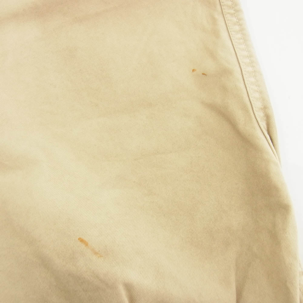 VISVIM ビズビム 24SS 0124105008009 CARROL CHINO PANTS DMGD チノ 裾リブ レーシングパンツ ベージュ系 2【中古】