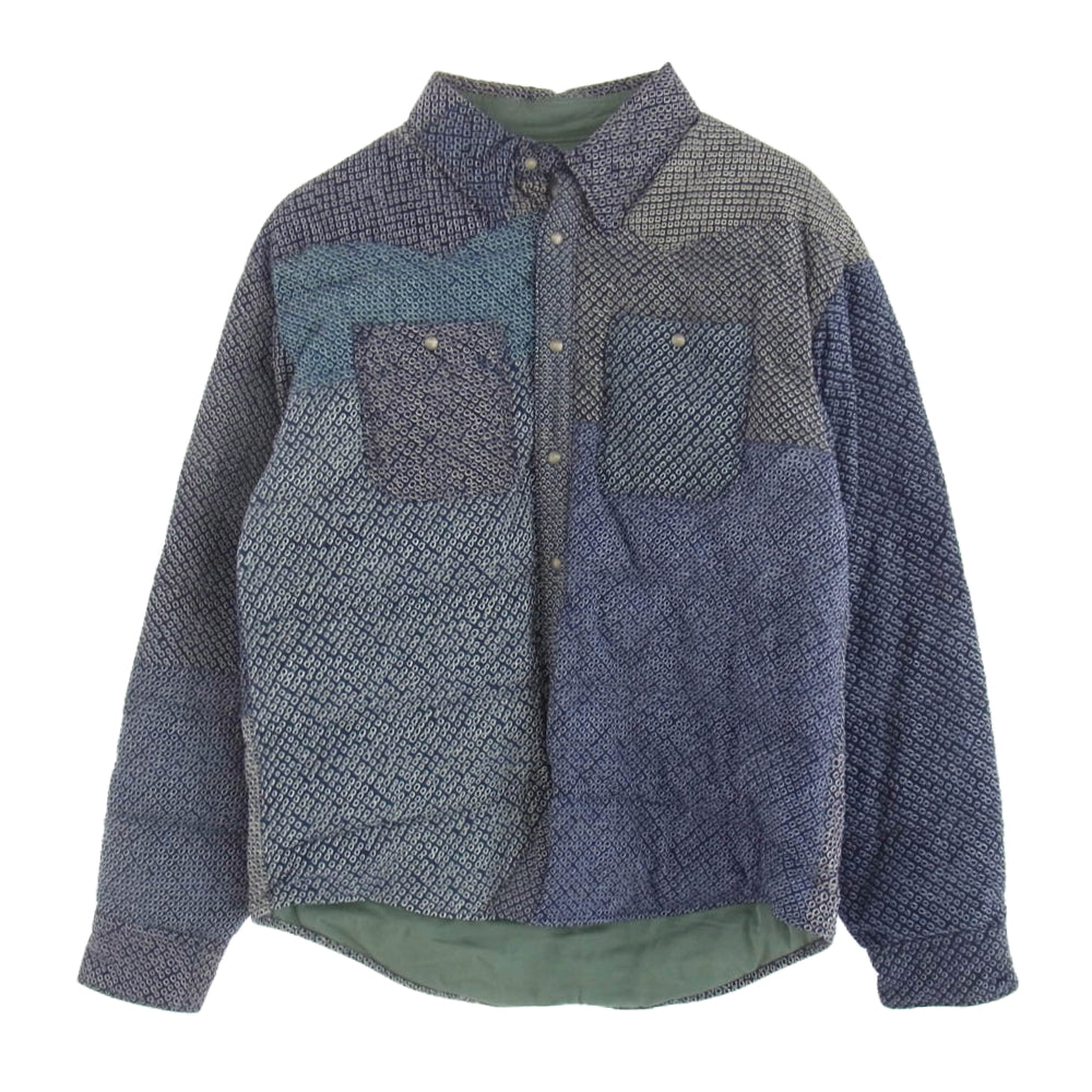 VISVIM ビズビム 23AW 0122405013008 VT SHIBORI KERCHIEF DOWN JKT シボリ ダウンジャケット マルチカラー系 1【中古】