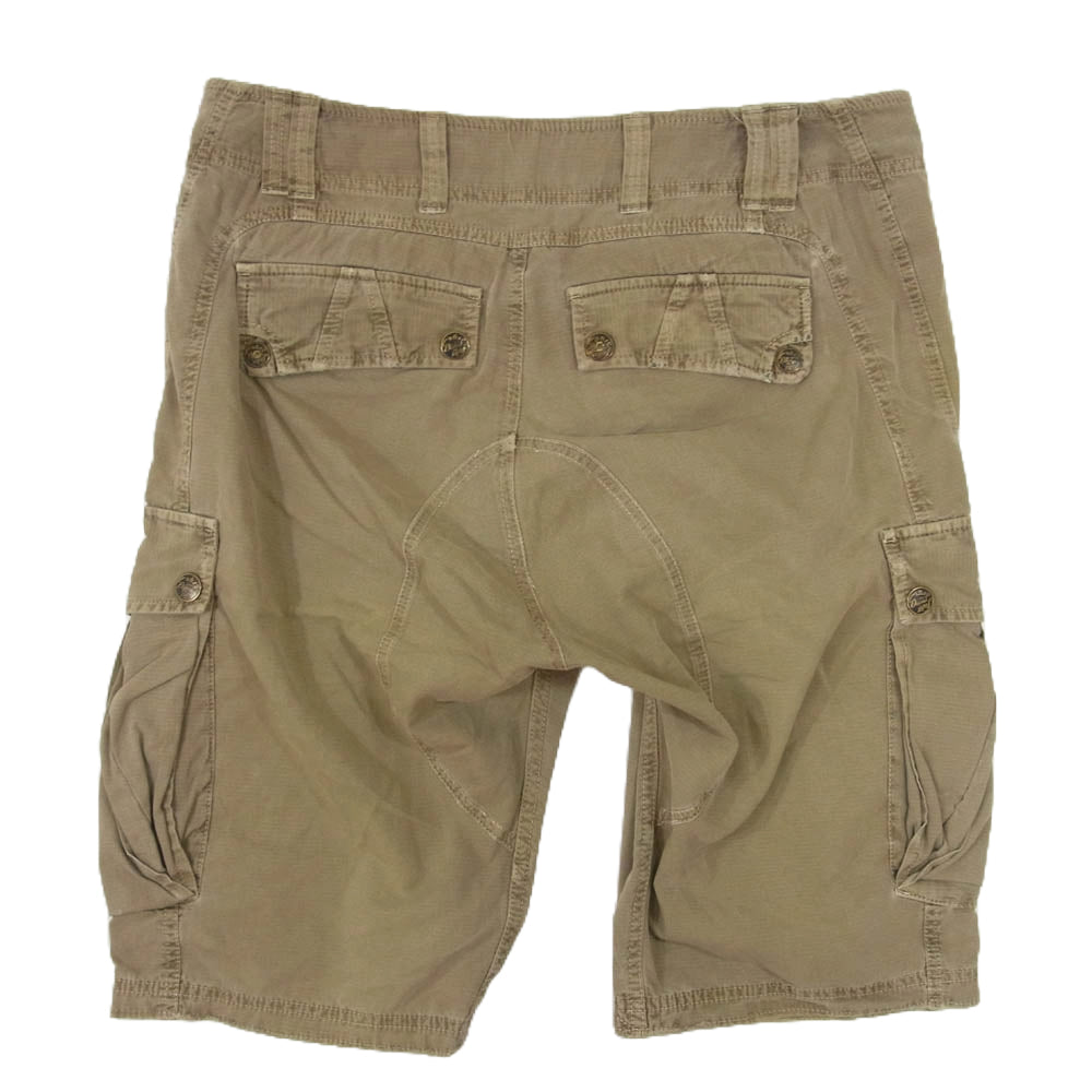 DIESEL ディーゼル カーゴパンツ ショーツ ハーフパンツ カーキ系 30【中古】
