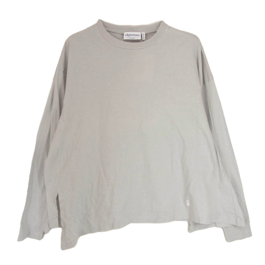 nagonstans ナゴンスタンス 470HS880-0540 asymmetry long sleeves 長袖 カットソー グレー系 M【中古】