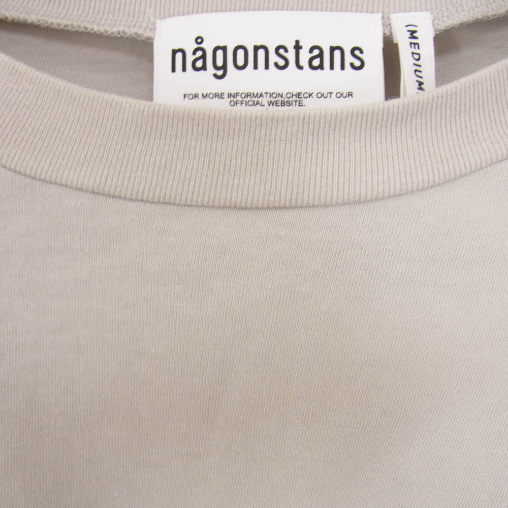 nagonstans ナゴンスタンス 470HS880-0540 asymmetry long sleeves 長袖 カットソー グレー系 M【中古】