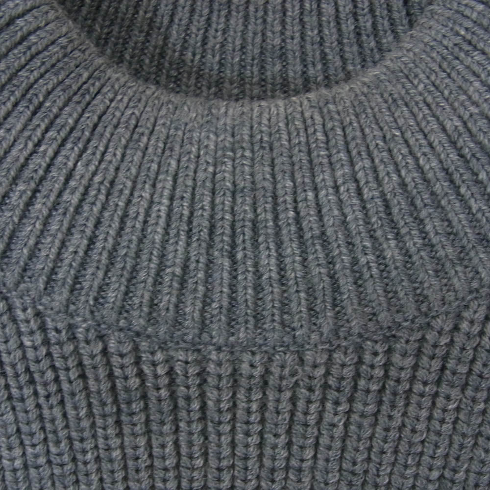 nagonstans ナゴンスタンス 470HA433-1210 knit combination dress ニット コンビネーション ドレス 異素材 ワンピース グレー系 M【中古】