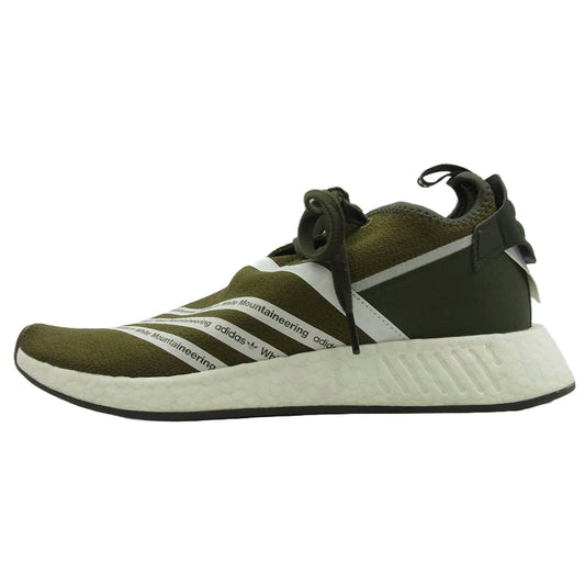 adidas アディダス CG3649 WHITE MOUNTAINEERING ホワイト マウンテニアリング ORIGINALS NMD R2 PK TRAOLI オリジナルス NMD R2 PK トラオリ スニーカー カーキ系 28.5cm【中古】