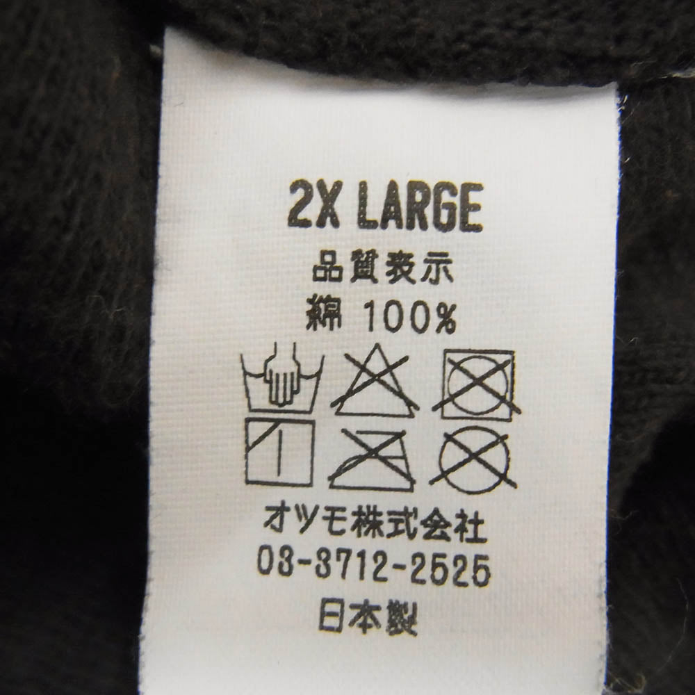 HUMAN MADE ヒューマンメイド フロントプリント Tシャツ 半袖 カットソー ブラック系 2XL【中古】