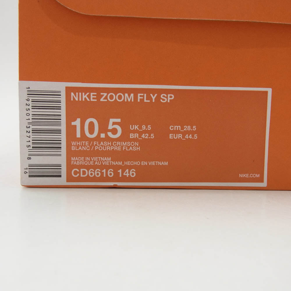 NIKE ナイキ CD6616-146 ZOOM FLY SP WHITE FLASHCRIMSON ズームフライ SP ホワイト フラッシュクリムゾン スニーカー マルチカラー系 28.5cm【新古品】【未使用】【中古】