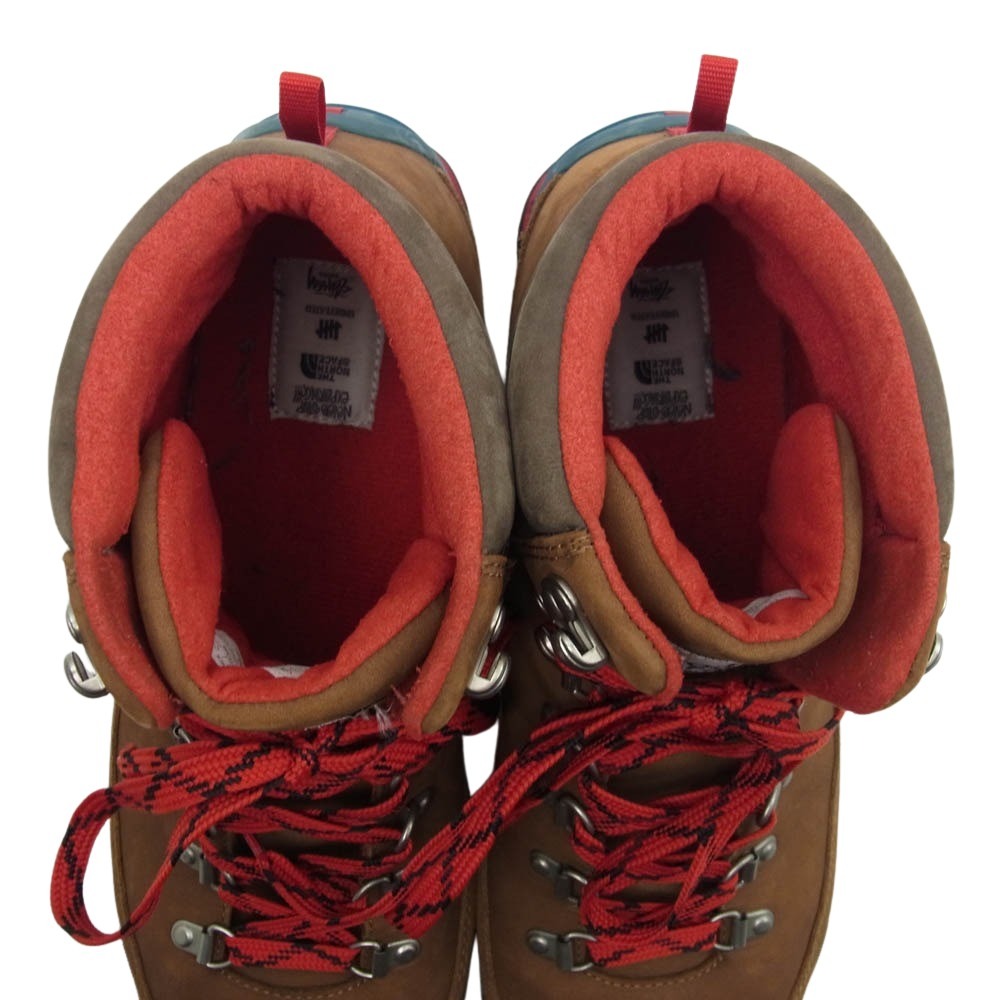 THE NORTH FACE ノースフェイス STUSSY UNDEFEATED アンディフィーテッド ステューシー トレッキング ブーツ ベージュ系 29cm【中古】