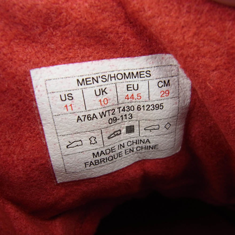 THE NORTH FACE ノースフェイス STUSSY UNDEFEATED アンディフィーテッド ステューシー トレッキング ブーツ ベージュ系 29cm【中古】