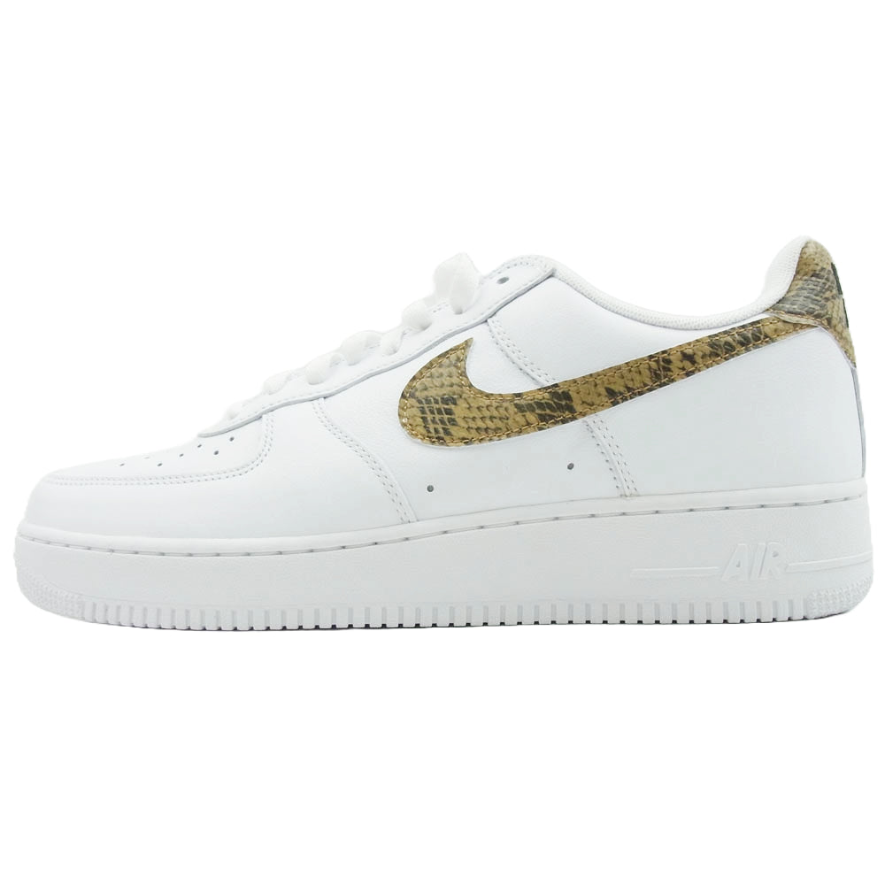 NIKE ナイキ A01635-100 Air Force 1 Low Retro PRM QS Ivory Snake エアフォース1 ロー レトロ PRM QS アイボリースネーク スニーカー ホワイト系 28.5cm【極上美品】【中古】
